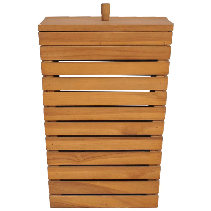Tvättkorg 30X30X45 Cm Massiv Teak