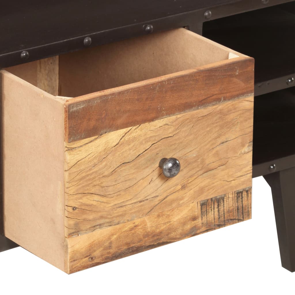Soffbord 100X50X45 Cm Massivt Återvunnet Trä