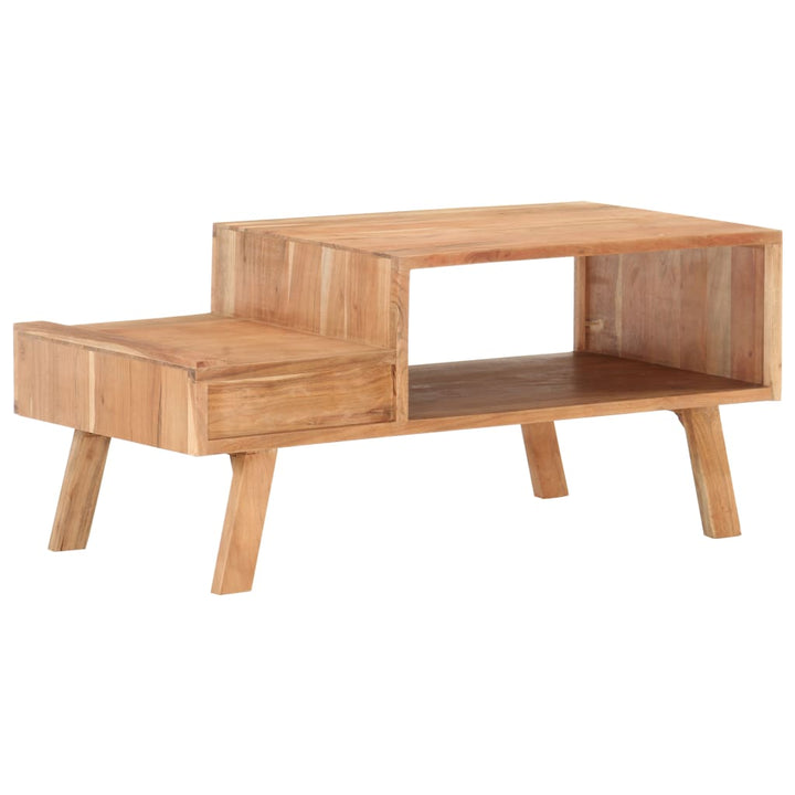 Soffbord 100X50X45 Cm Massivt Akaciaträ