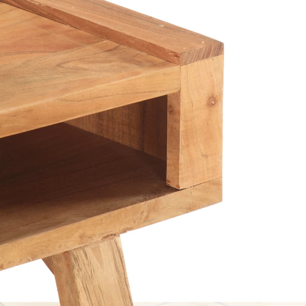 Soffbord 100X50X45 Cm Massivt Akaciaträ