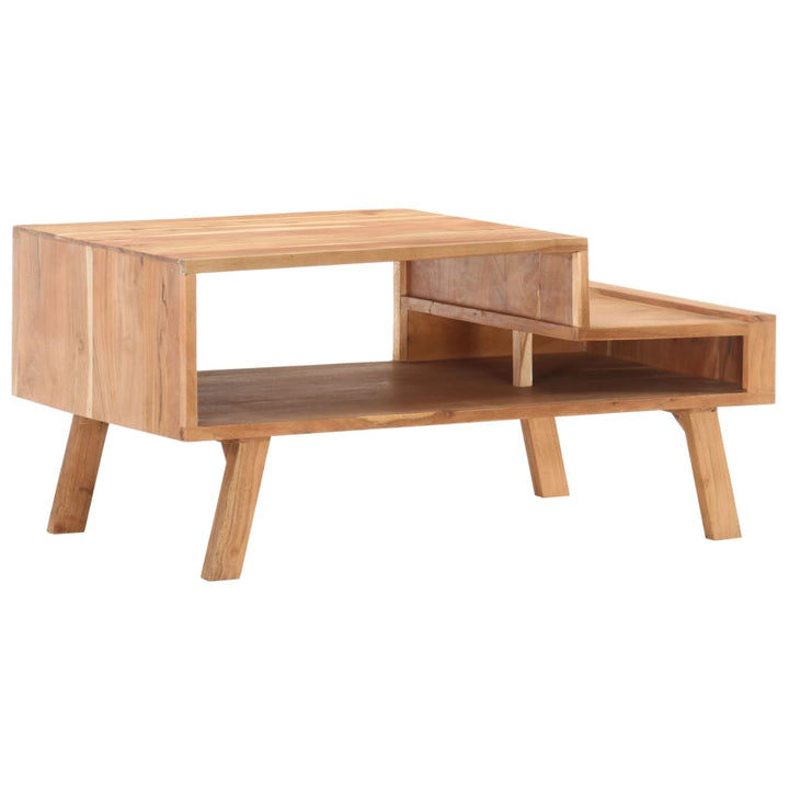 Soffbord 100X50X45 Cm Massivt Akaciaträ