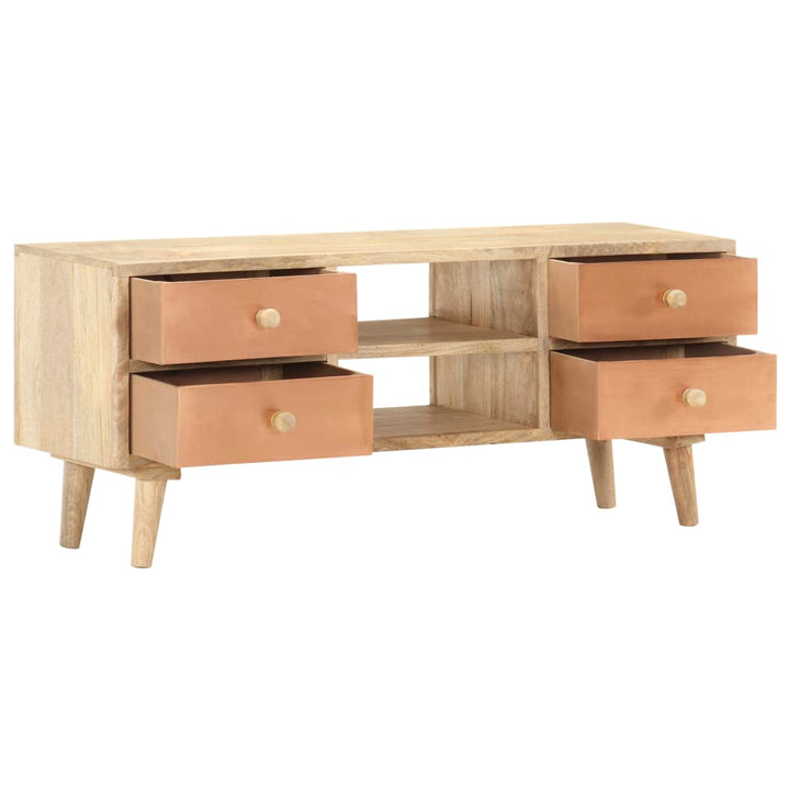Tv-Bänk 110X30X45 Cm Massivt Mangoträ