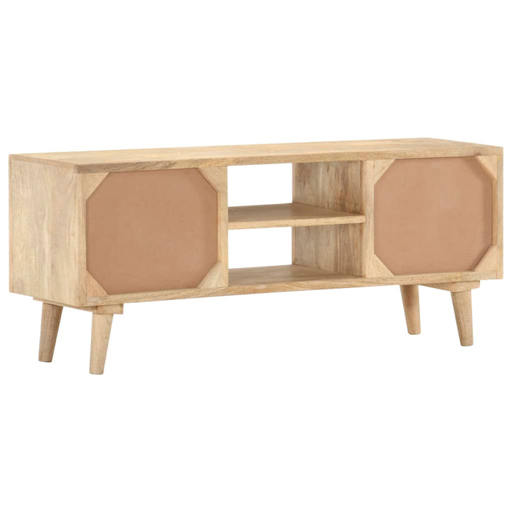 Tv-Bänk 110X30X45 Cm Massivt Mangoträ
