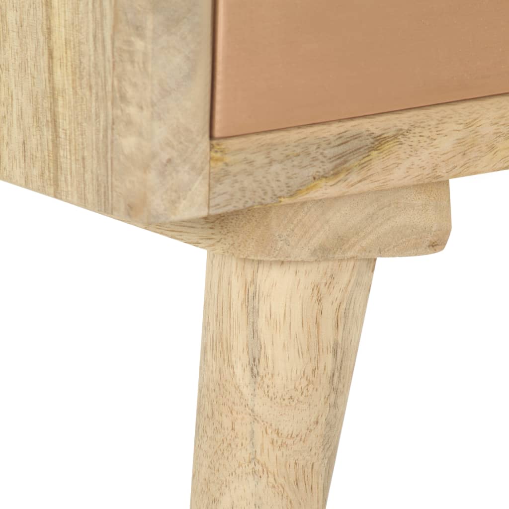 Tv-Bänk 110X30X45 Cm Massivt Mangoträ