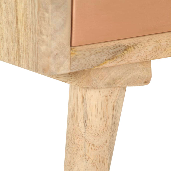Tv-Bänk 110X30X45 Cm Massivt Mangoträ