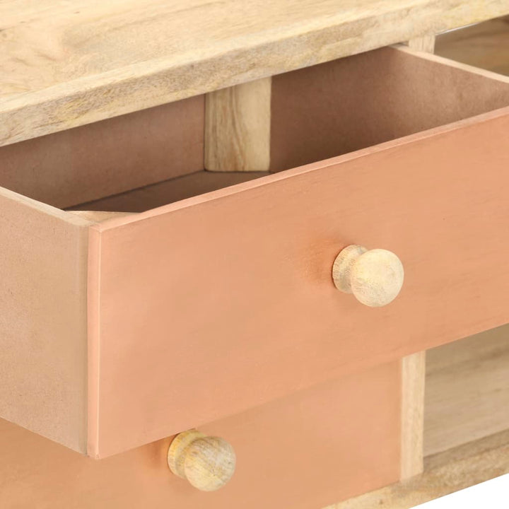 Tv-Bänk 110X30X45 Cm Massivt Mangoträ