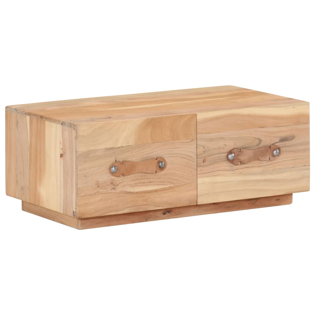 Soffbord 90X50X35 Cm Massivt Återvunnet Trä