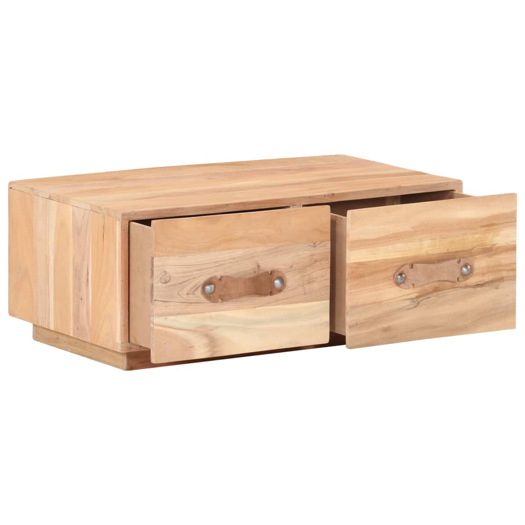 Soffbord 90X50X35 Cm Massivt Återvunnet Trä