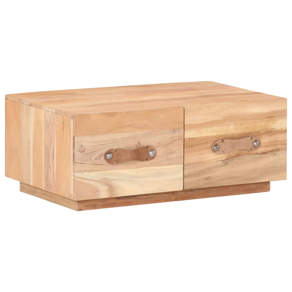Soffbord 90X50X35 Cm Massivt Återvunnet Trä