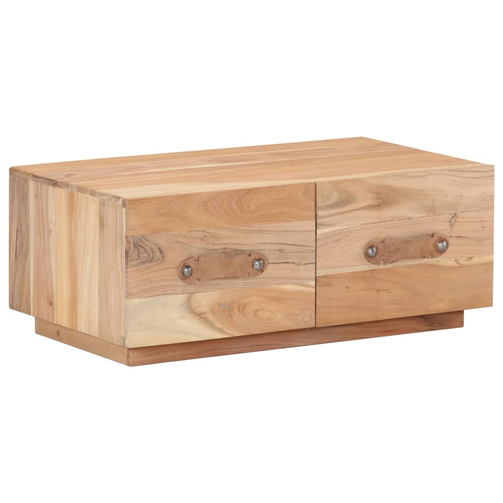 Soffbord 90X50X35 Cm Massivt Återvunnet Trä