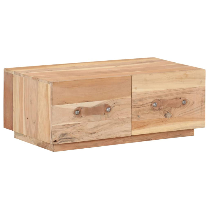 Soffbord 90X50X35 Cm Massivt Återvunnet Trä