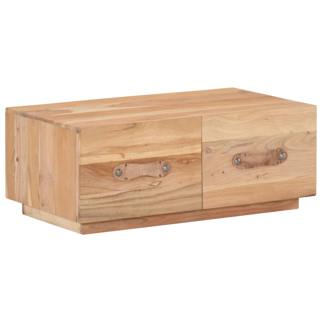 Soffbord 90X50X35 Cm Massivt Återvunnet Trä