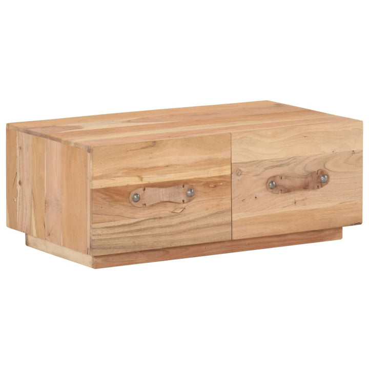 Soffbord 90X50X35 Cm Massivt Återvunnet Trä