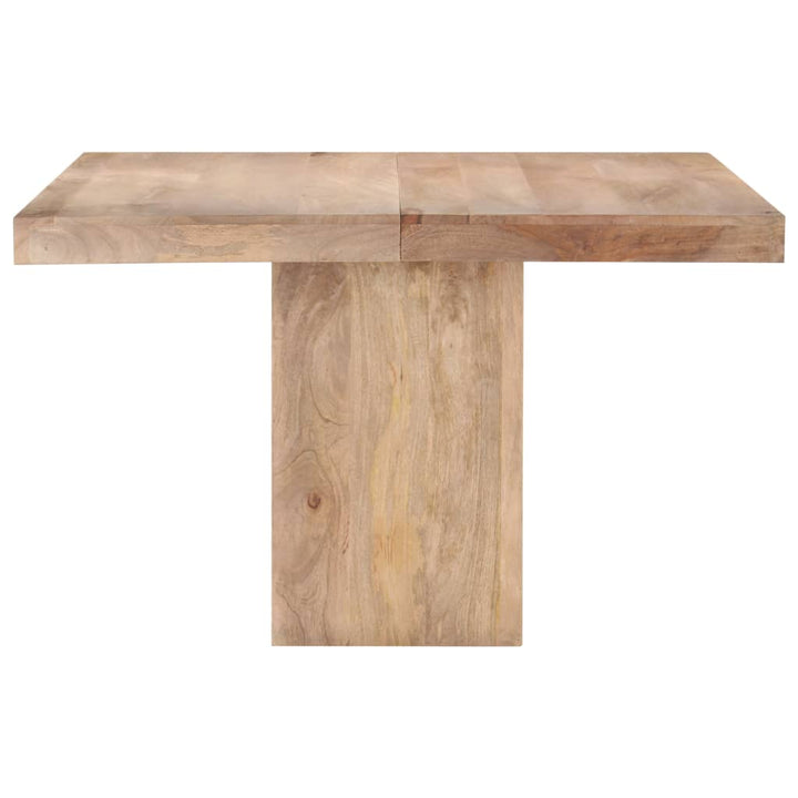 Matbord 120X120X77 Cm Massivt Mangoträ