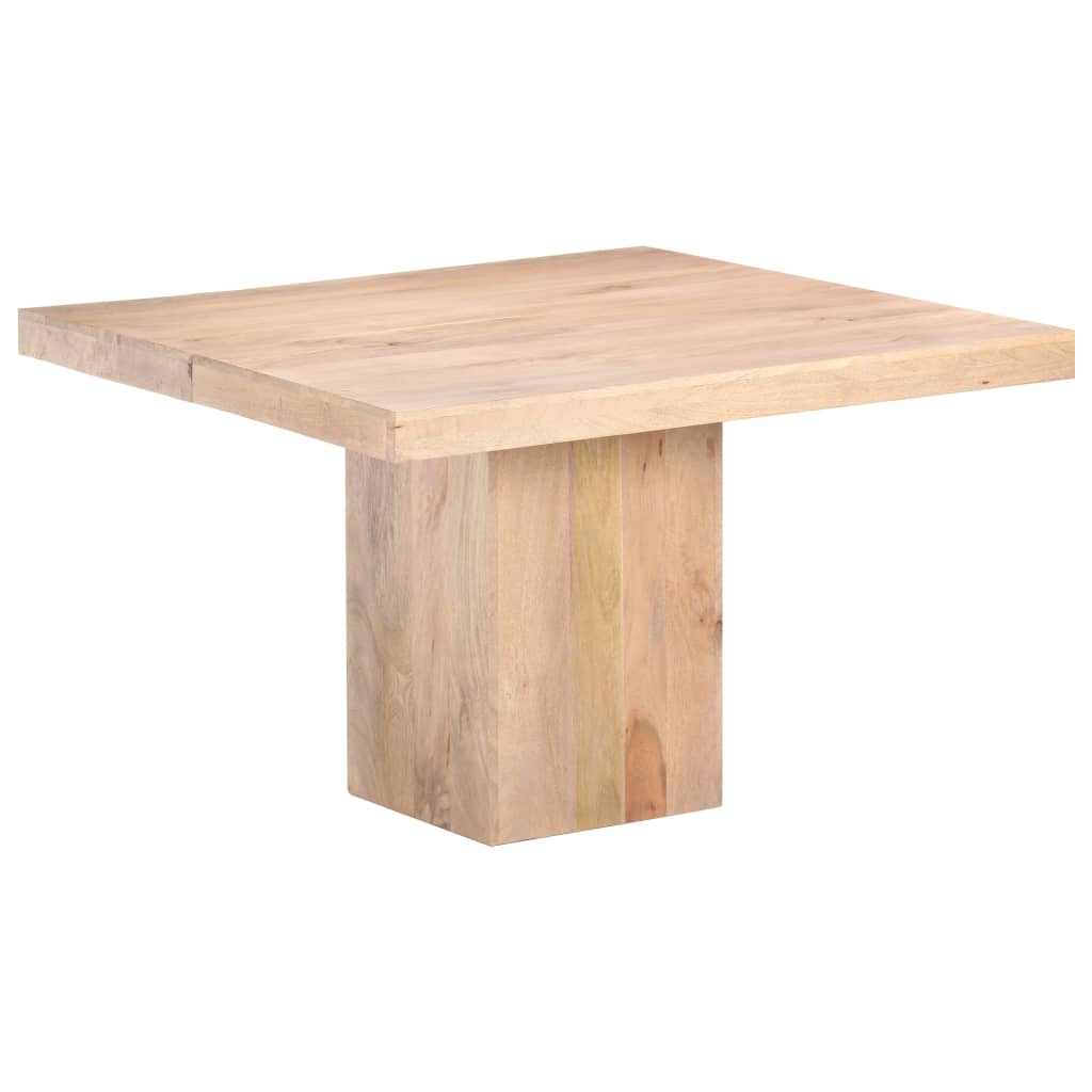Matbord 120X120X77 Cm Massivt Mangoträ