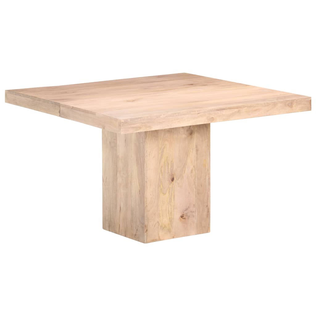 Matbord 120X120X77 Cm Massivt Mangoträ