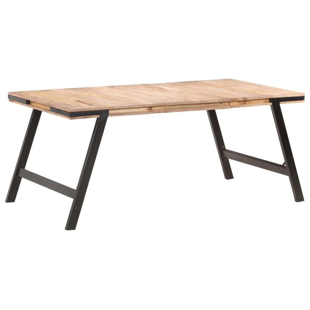 Matbord 180X90X76 Cm Massivt Mangoträ