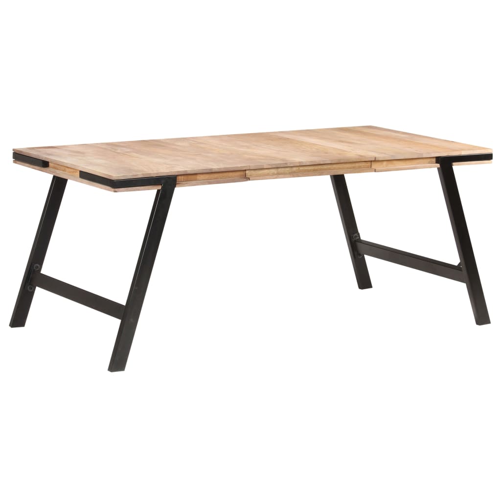 Matbord 180X90X76 Cm Massivt Mangoträ