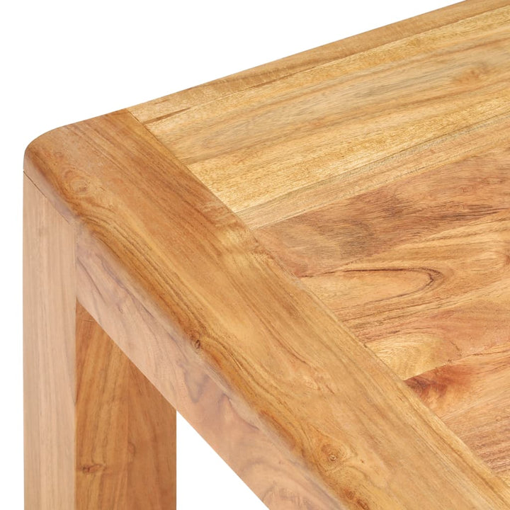 Soffbord 110X60X35 Cm Massivt Akaciaträ Med Honungsfinish