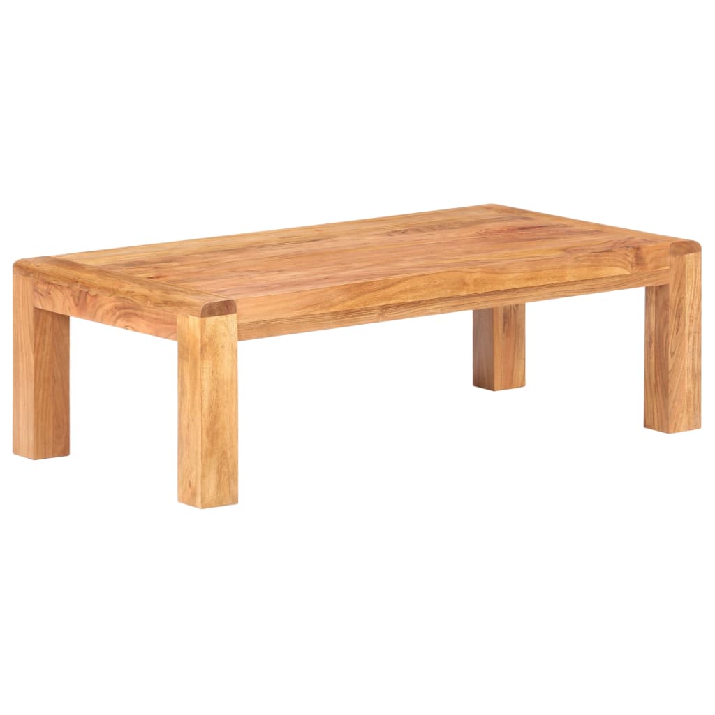 Soffbord 110X60X35 Cm Massivt Akaciaträ Med Honungsfinish