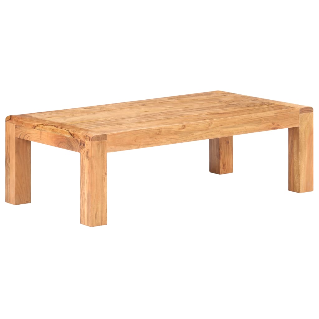 Soffbord 110X60X35 Cm Massivt Akaciaträ Med Honungsfinish
