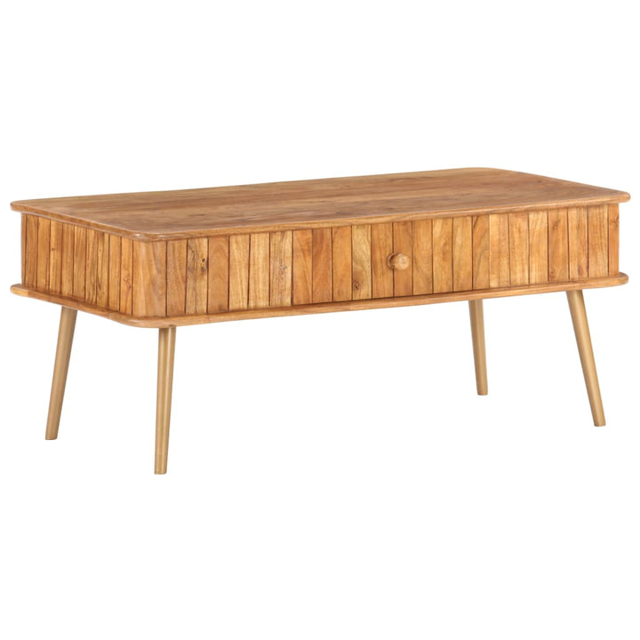 Soffbord 100X50X40 Cm Massivt Akaciaträ