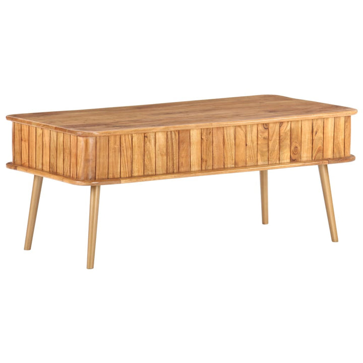 Soffbord 100X50X40 Cm Massivt Akaciaträ