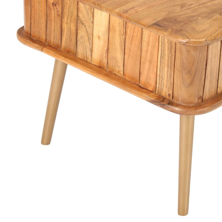 Soffbord 100X50X40 Cm Massivt Akaciaträ