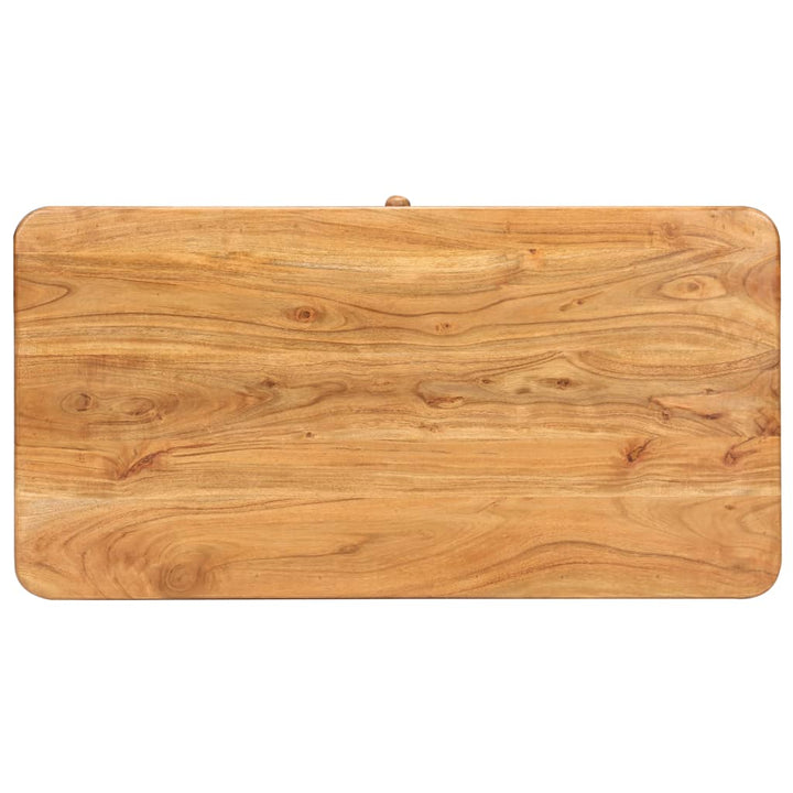 Soffbord 100X50X40 Cm Massivt Akaciaträ
