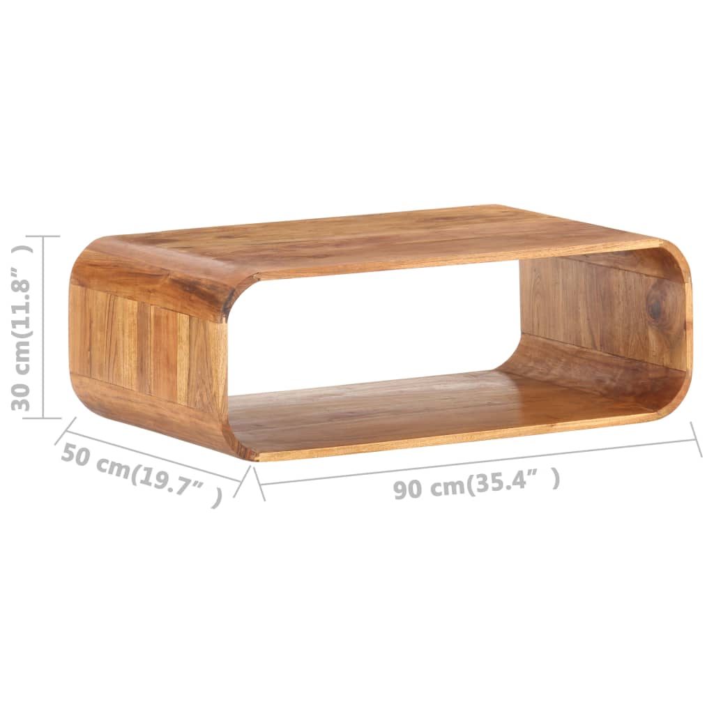 Soffbord 90X50X30 Cm Massivt Akaciaträ