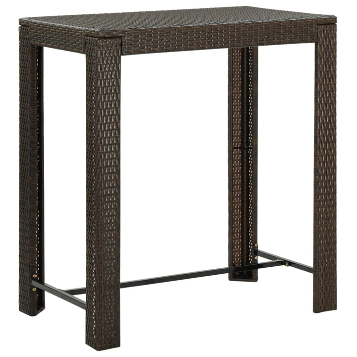 Barbord För Trädgården 140,5X60,5X110,5 Cm Konstrotting