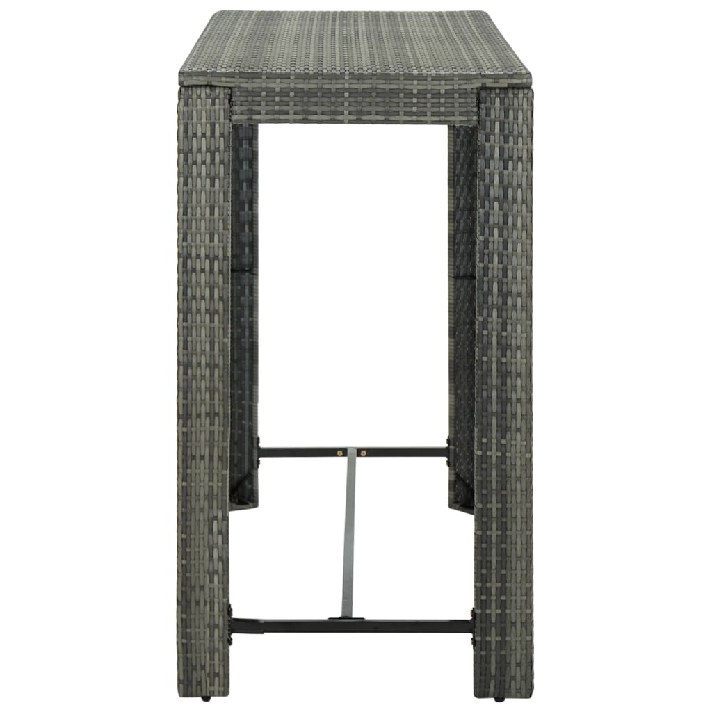 Barbord För Trädgården 140,5X60,5X110,5 Cm Konstrotting