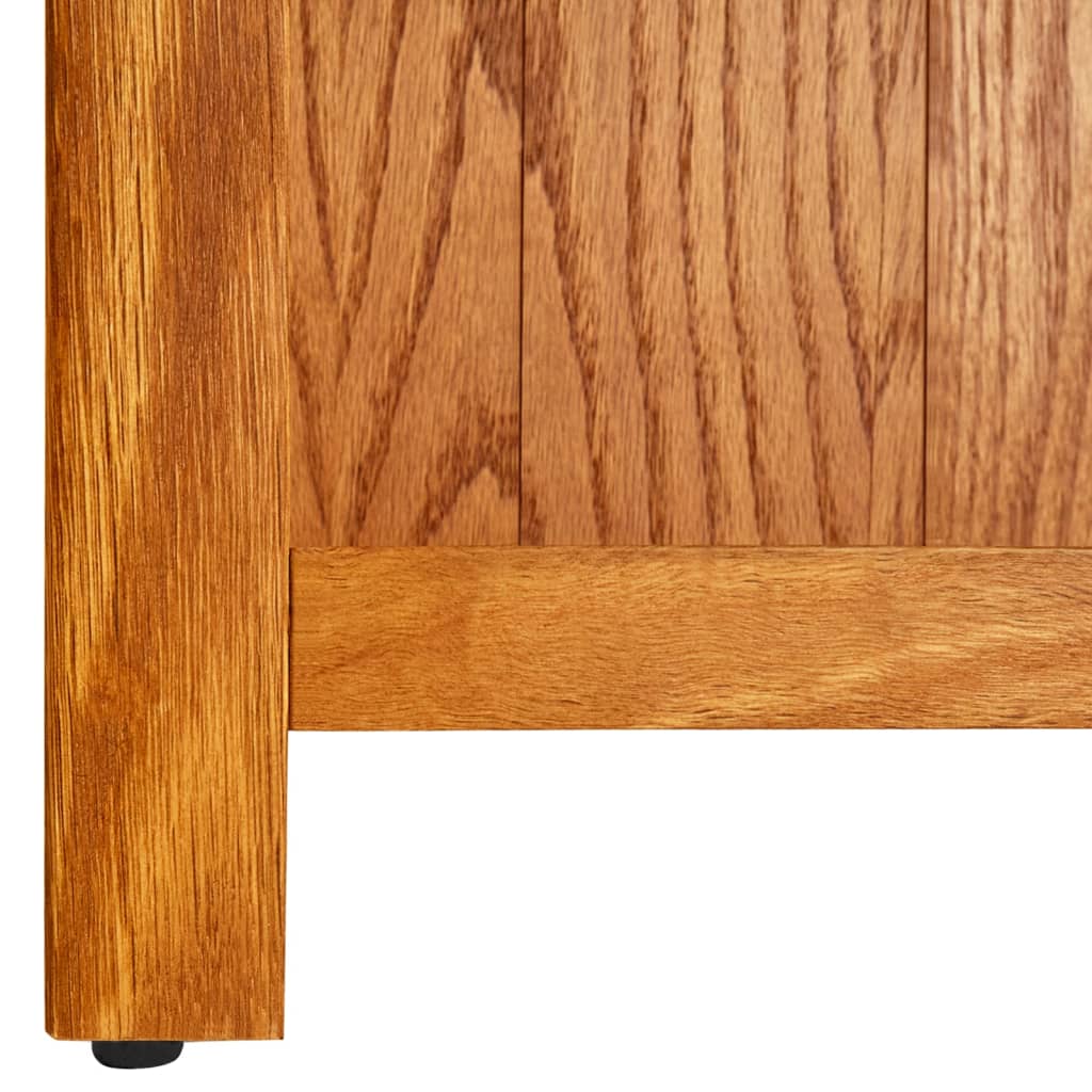 Bokhylla 7 Hyllor 90X22,5X200 Cm Massiv Ek