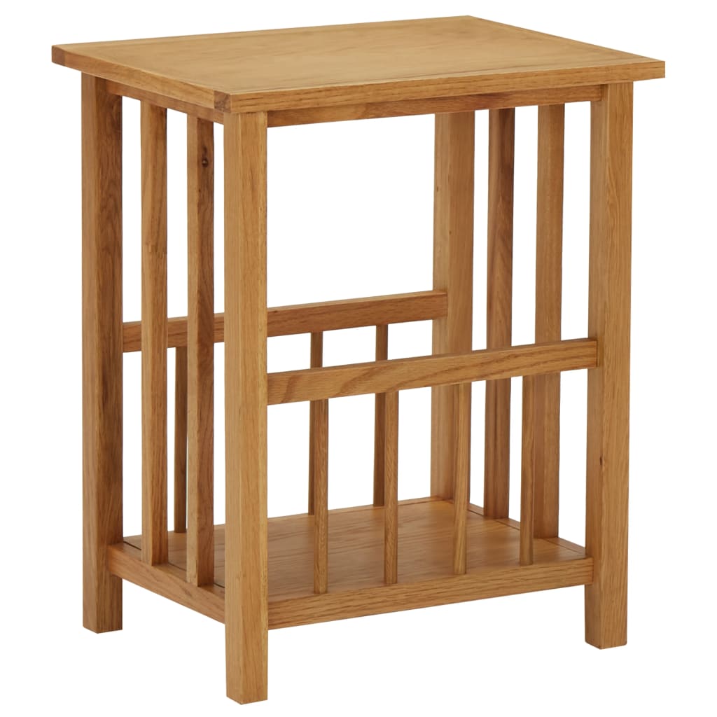 Tidningsbord 45X35X55 Cm Massiv Ek