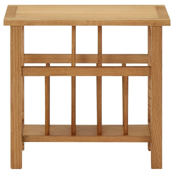 Tidningsbord 45X27X42 Cm Massiv Ek