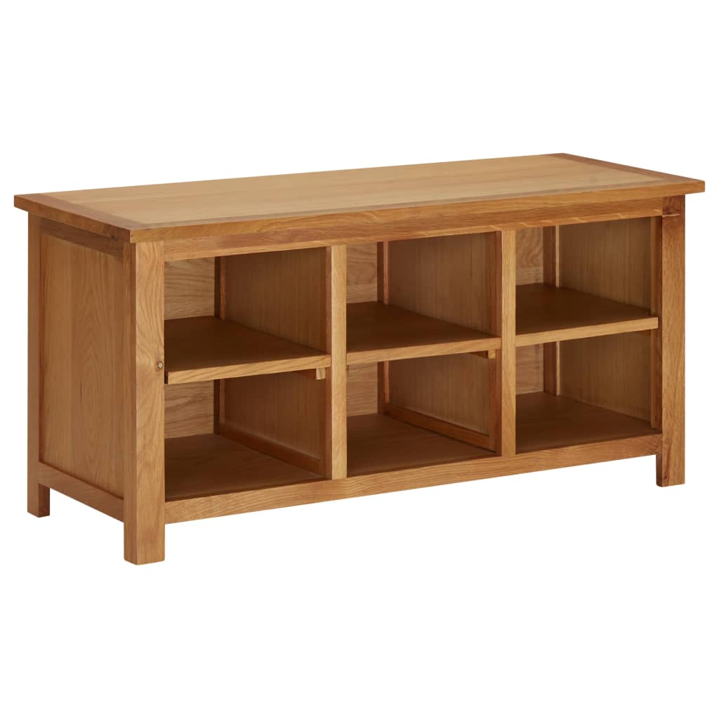 Skohylla 90X37X45 Cm Massiv Ek