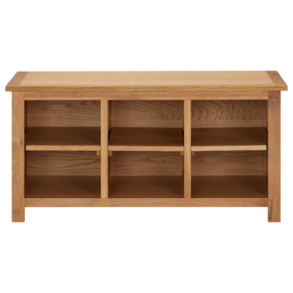Skohylla 90X37X45 Cm Massiv Ek