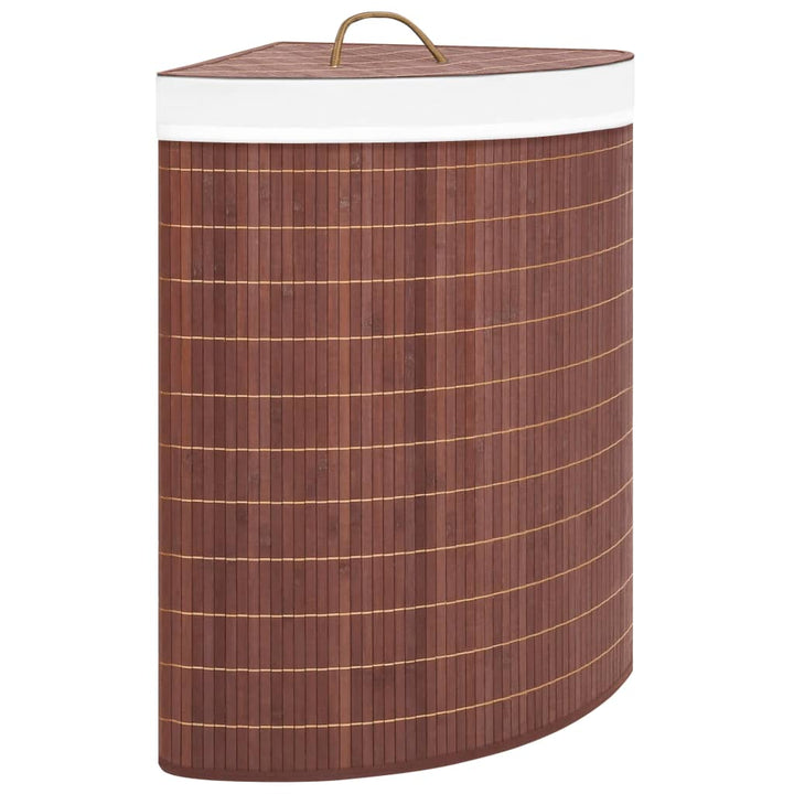 Tvättkorg För Hörn Bambu 60 L