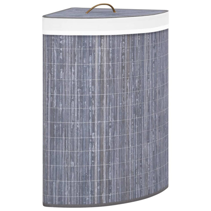 Tvättkorg För Hörn Bambu 60 L