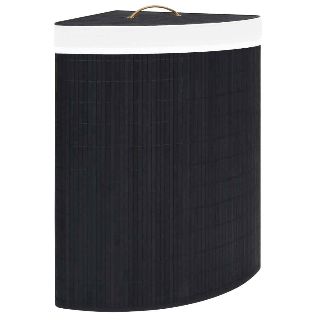 Tvättkorg För Hörn Bambu 60 L