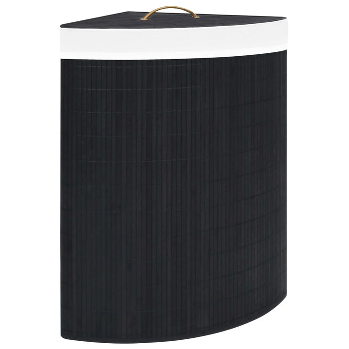 Tvättkorg För Hörn Bambu 60 L