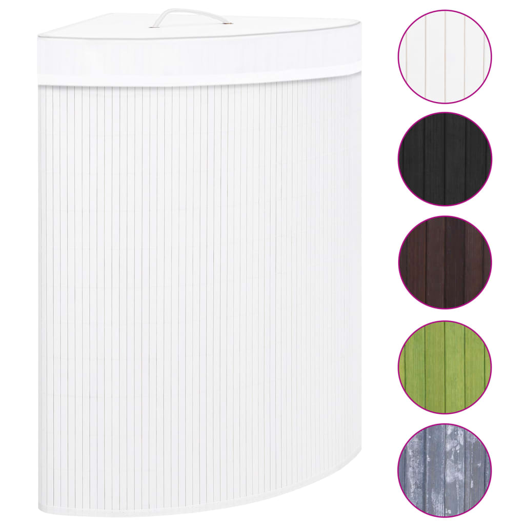Tvättkorg För Hörn Bambu 60 L