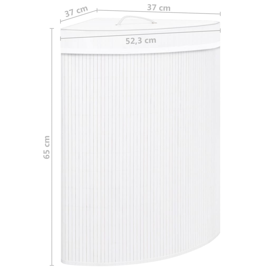 Tvättkorg För Hörn Bambu 60 L