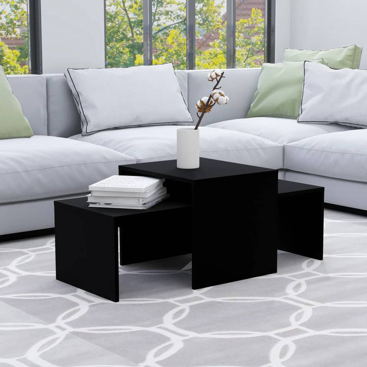 Soffbord Set Åldrat Trä 100X48X40 Cm Konstruerat Trä