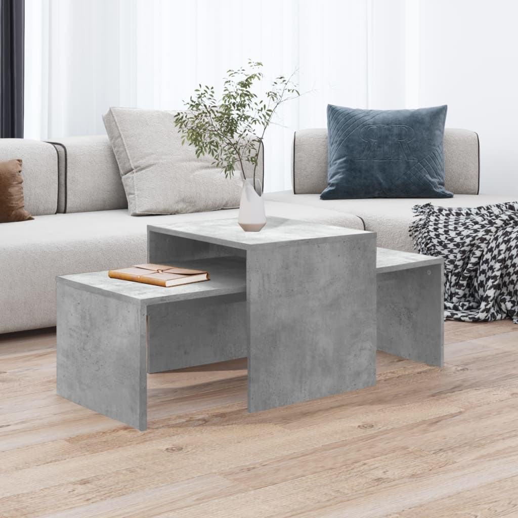 Soffbord Set Åldrat Trä 100X48X40 Cm Konstruerat Trä