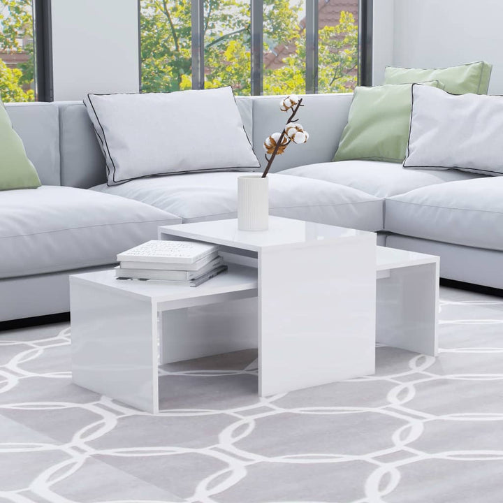 Soffbord Set Åldrat Trä 100X48X40 Cm Konstruerat Trä