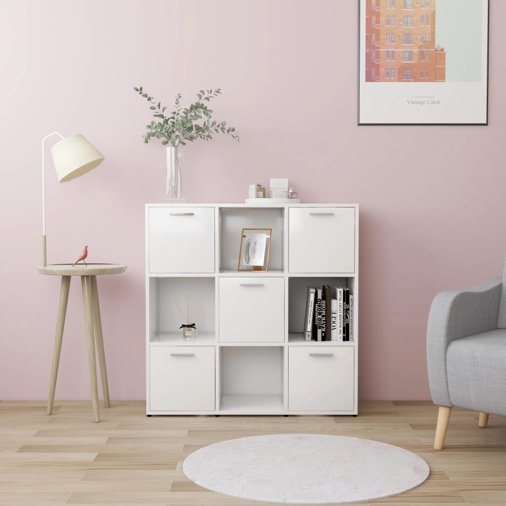 Bokhylla 90X28X90 Cm Konstruerat Trä