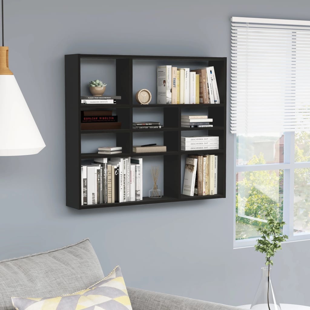 Vägghylla 90X16X78 Cm Konstruerat Trä