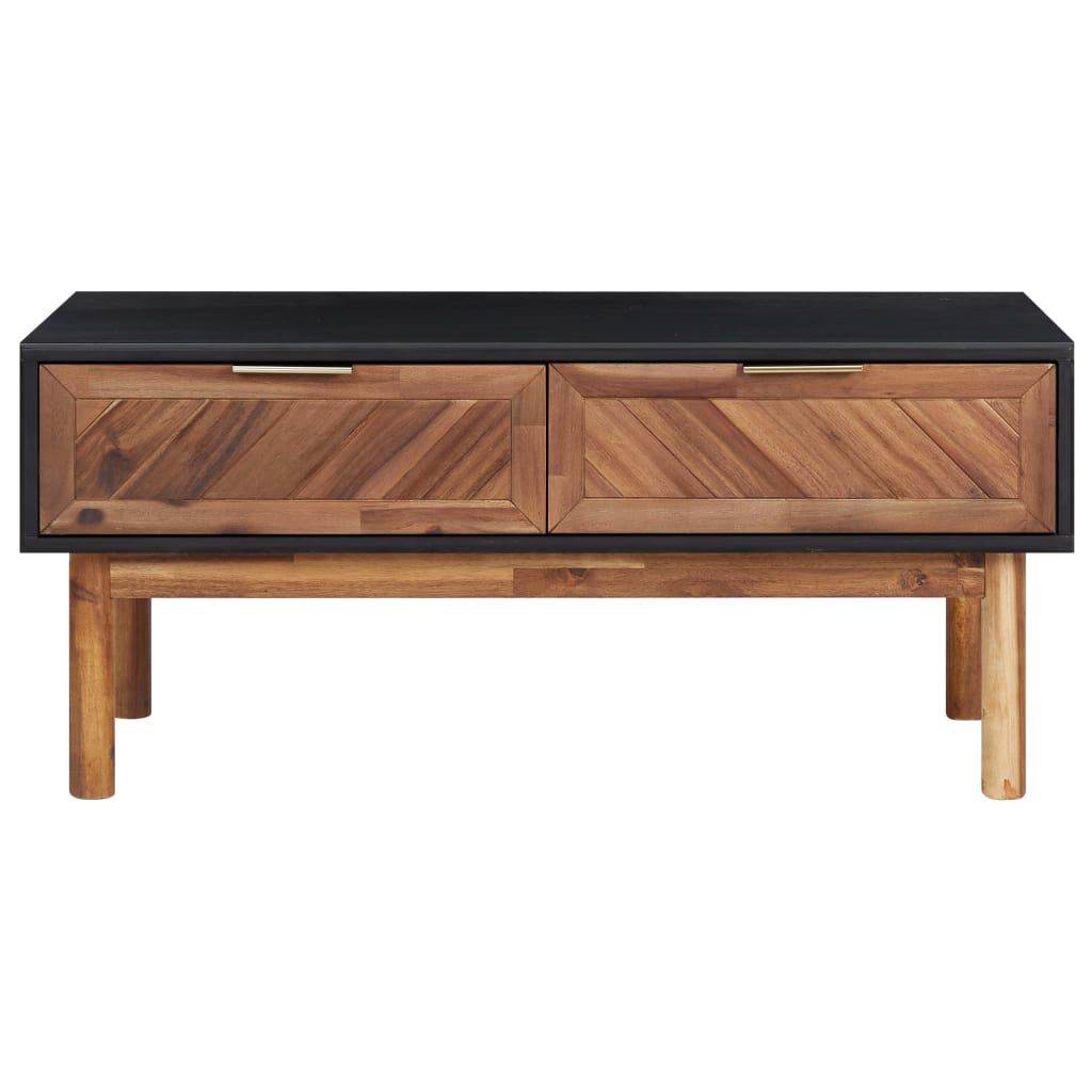 Soffbord 90X50X40 Cm Massivt Akaciaträ Och Mdf