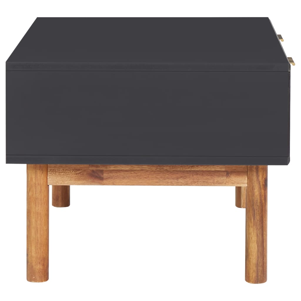 Soffbord 90X50X40 Cm Massivt Akaciaträ Och Mdf